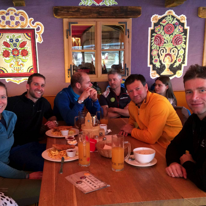 ehemalige österreichische Skirennläufer: Benni Raich, Michael Walchhofer, Stefan Eberharter